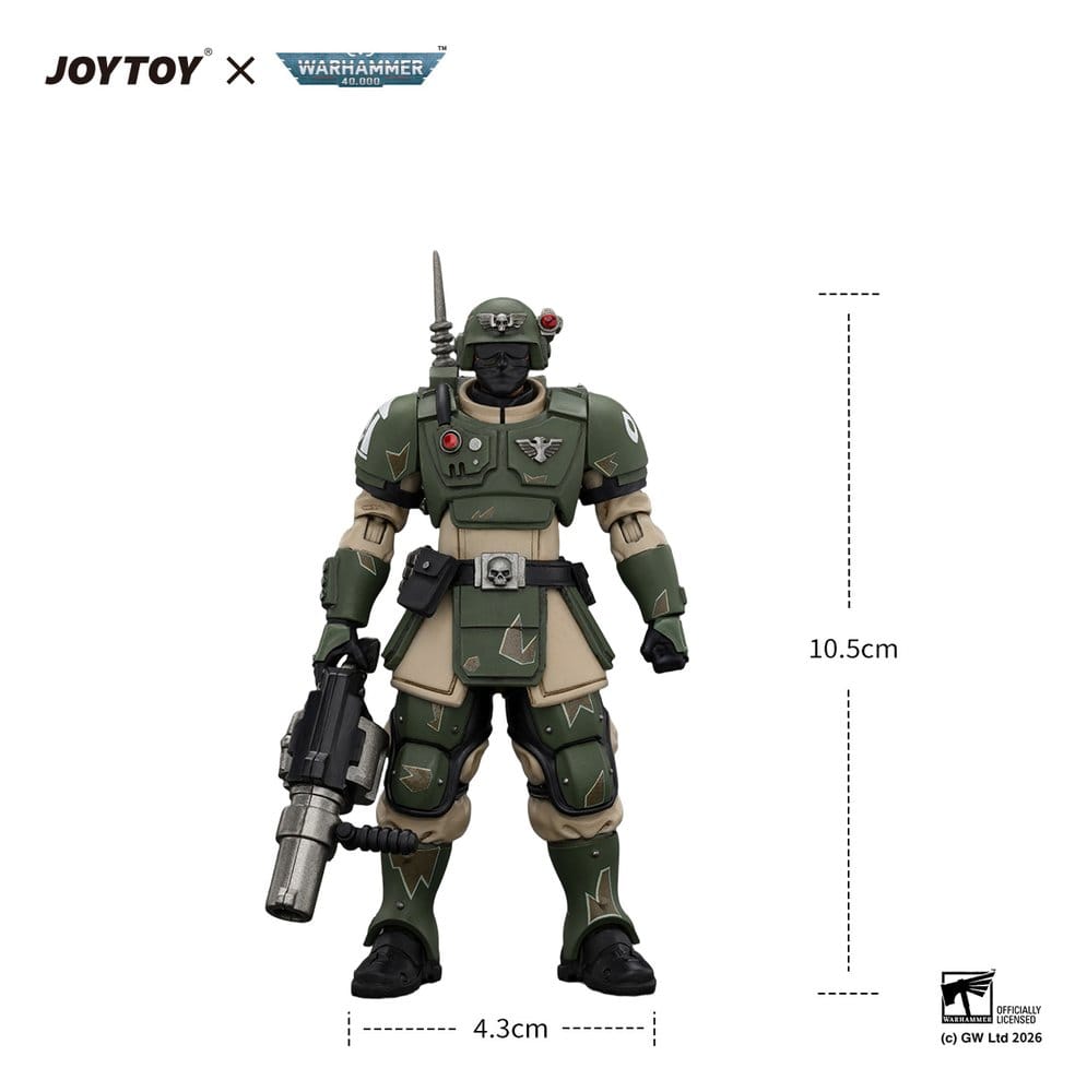 Warhammer Action Figure Astra Militarum Kasrkin 5 with Grenade Launcher - MangaShop.ro