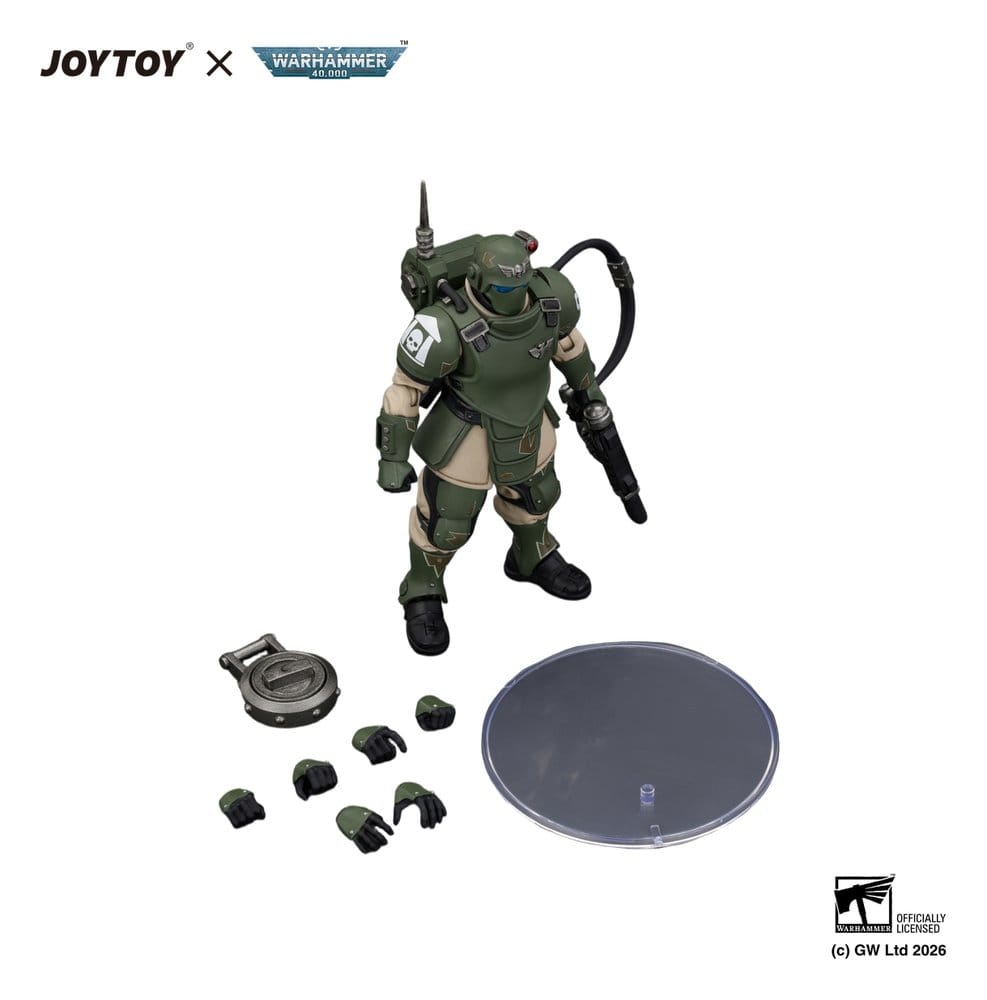 Warhammer Action Figure Astra Militarum Kasrkin 6 with Hot-shot Laspistol - MangaShop.ro
