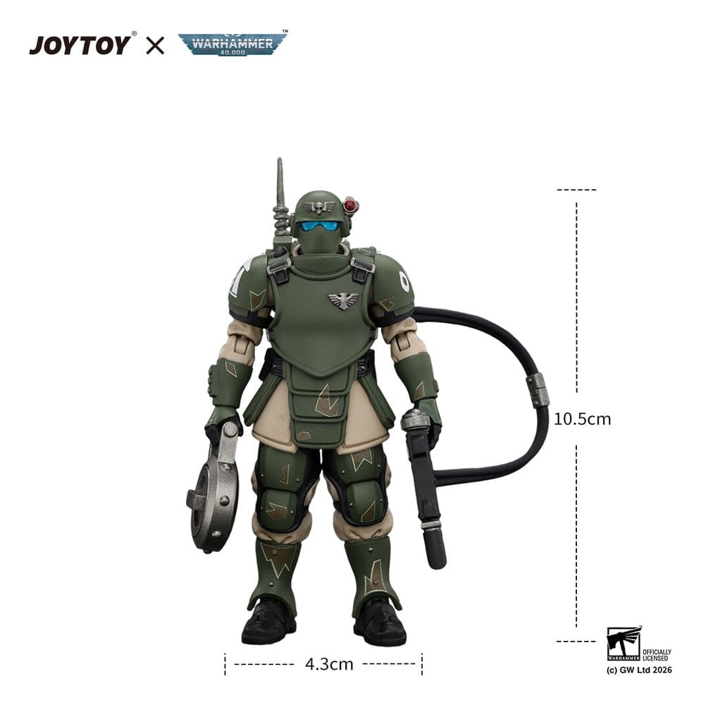 Warhammer Action Figure Astra Militarum Kasrkin 6 with Hot-shot Laspistol - MangaShop.ro