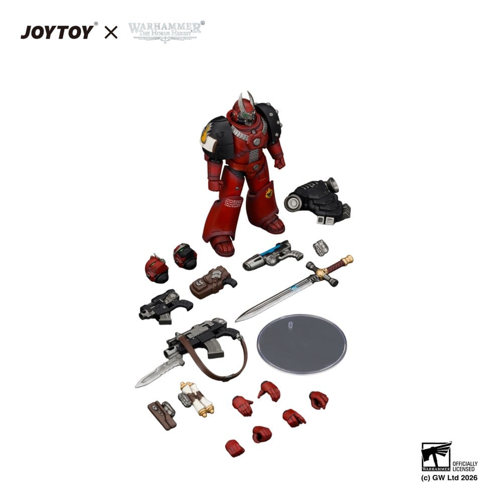 Warhammer The Horus Heresy Action Figure Word Bearers MkVI Tactical Sergeant 12 cm - MangaShop.ro