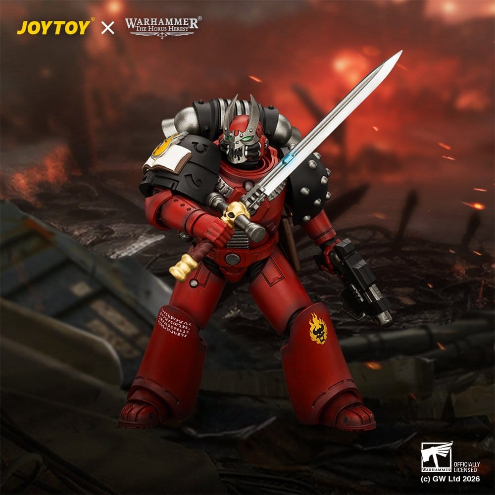 Warhammer The Horus Heresy Action Figure Word Bearers MkVI Tactical Sergeant 12 cm - MangaShop.ro