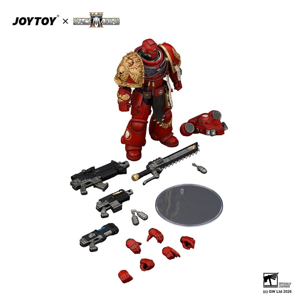 Space Marine Game Edition Action Figure Blood Angels Veteran 12 cm - MangaShop.ro