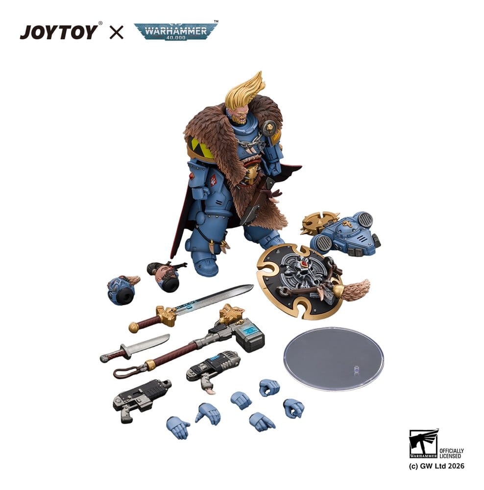 Space Marine Action Figure Space Wolves Wolf Guard Battle Leader 12 cm - MangaShop.ro