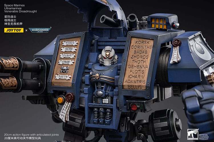 Warhammer 40k Action Figure 1/18 Space Marines Ultramarines Venerable Dreadnought 19 cm - MangaShop.ro