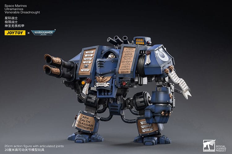 Warhammer 40k Action Figure 1/18 Space Marines Ultramarines Venerable Dreadnought 19 cm - MangaShop.ro