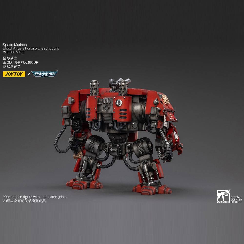 Warhammer 40k Action Figure 1/18 Blood Angels Furioso Dreadnought Brother Samel 20 cm - MangaShop.ro