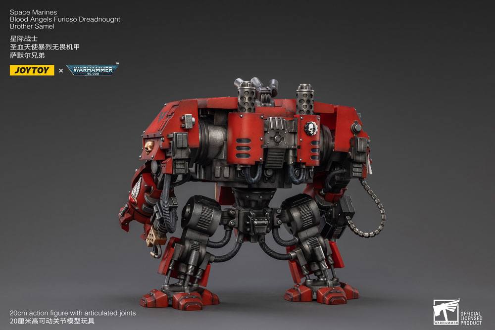 Warhammer 40k Action Figure 1/18 Blood Angels Furioso Dreadnought Brother Samel 20 cm - MangaShop.ro