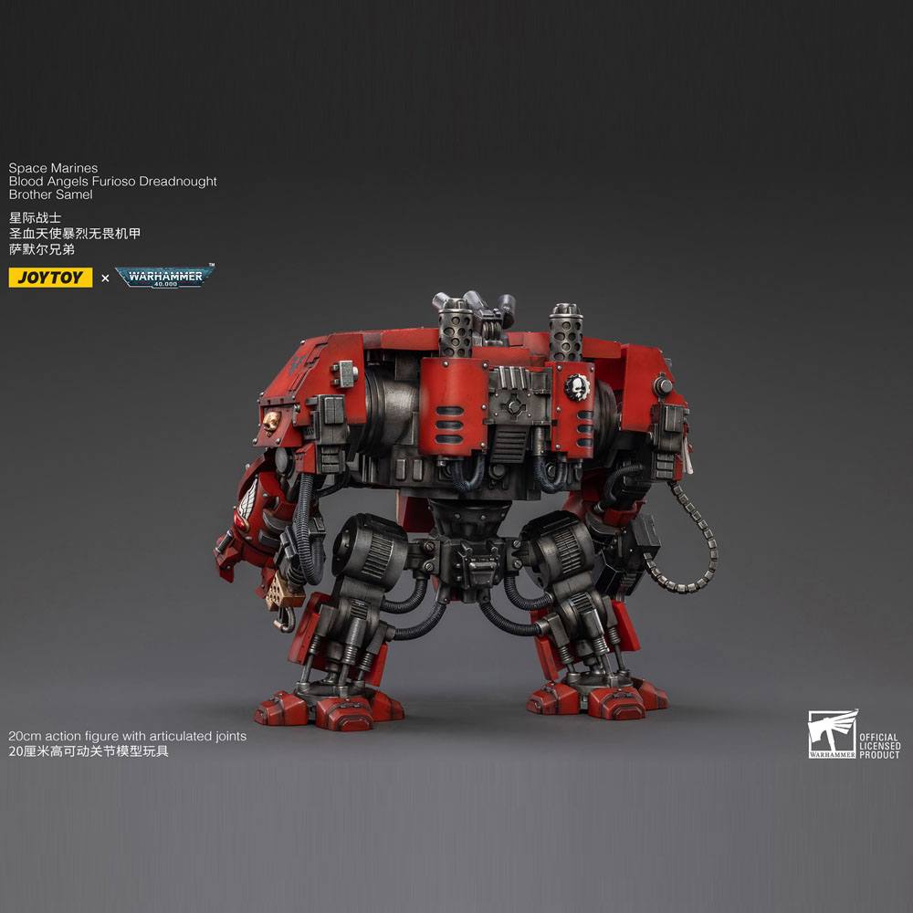 Warhammer 40k Action Figure 1/18 Blood Angels Furioso Dreadnought Brother Samel 20 cm - MangaShop.ro