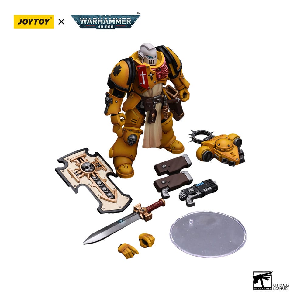 Warhammer 40k Action Figure 1/18 Primaris Space Marines Imperial Fists Bladeguard Veteran 12 cm - MangaShop.ro