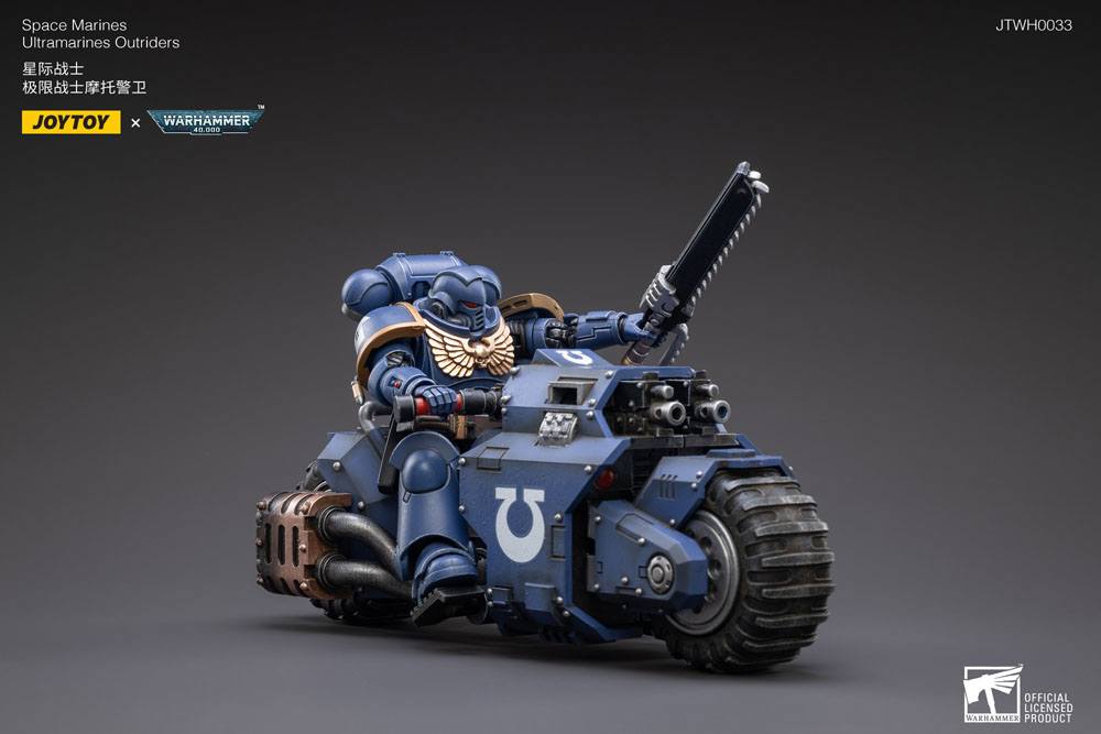 Warhammer 40k Vehicle 1/18 Ultramarines Outrider Bike 22 cm - MangaShop.ro
