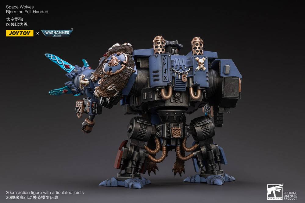 Warhammer 40k Action Figure 1/18 Space Wolves Bjorn the Fell-Handed 19 cm - MangaShop.ro