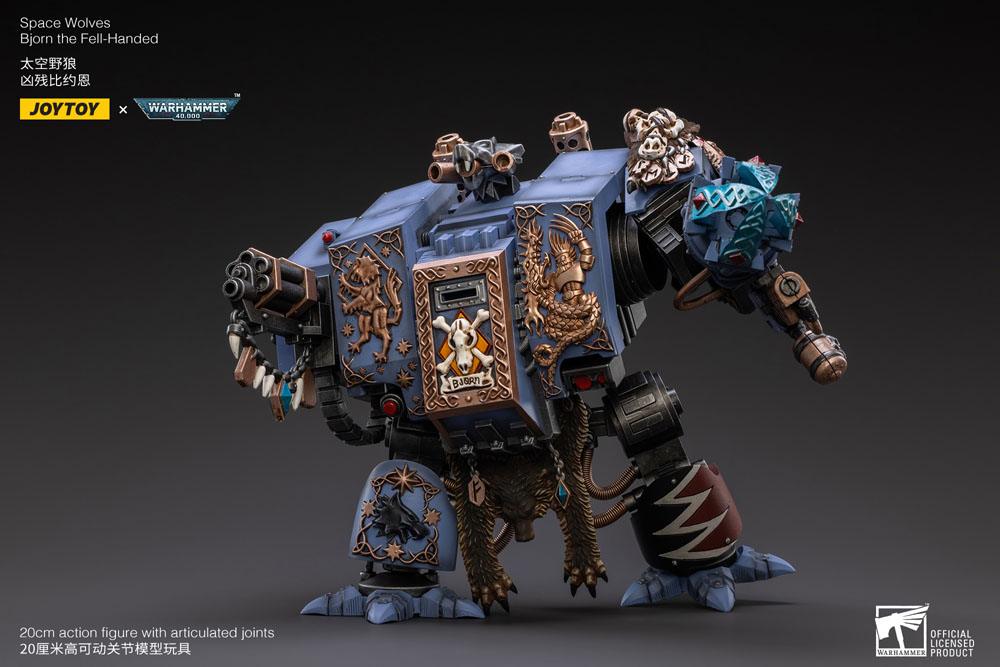 Warhammer 40k Action Figure 1/18 Space Wolves Bjorn the Fell-Handed 19 cm - MangaShop.ro
