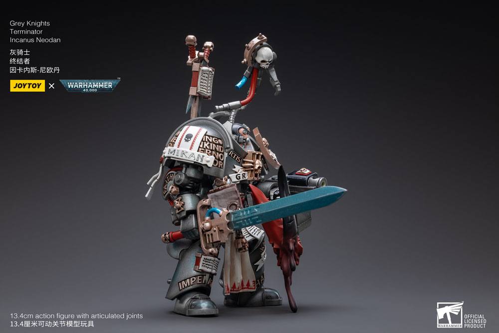 Warhammer 40k Action Figure 1/18 Grey Knights Terminator Incanus Neodan 13 cm - MangaShop.ro