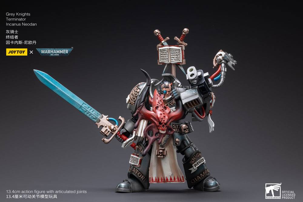 Warhammer 40k Action Figure 1/18 Grey Knights Terminator Incanus Neodan 13 cm - MangaShop.ro