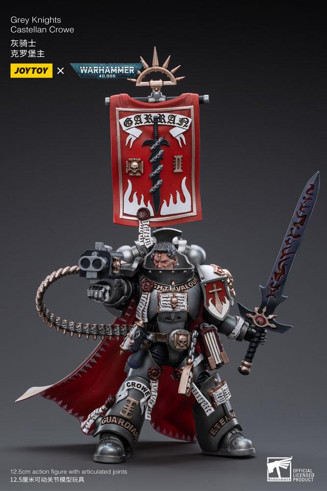 Warhammer 40k Action Figure 1/18 Grey Knights Castellan Crowe 12 cm - MangaShop.ro