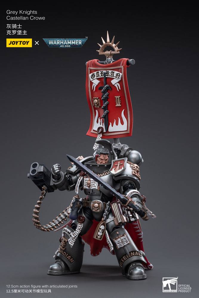 Warhammer 40k Action Figure 1/18 Grey Knights Castellan Crowe 12 cm - MangaShop.ro