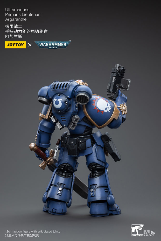 Warhammer 40k Action Figure 1/18 Ultramarines Primaris Lieutenant Argaranthe 12 cm - MangaShop.ro