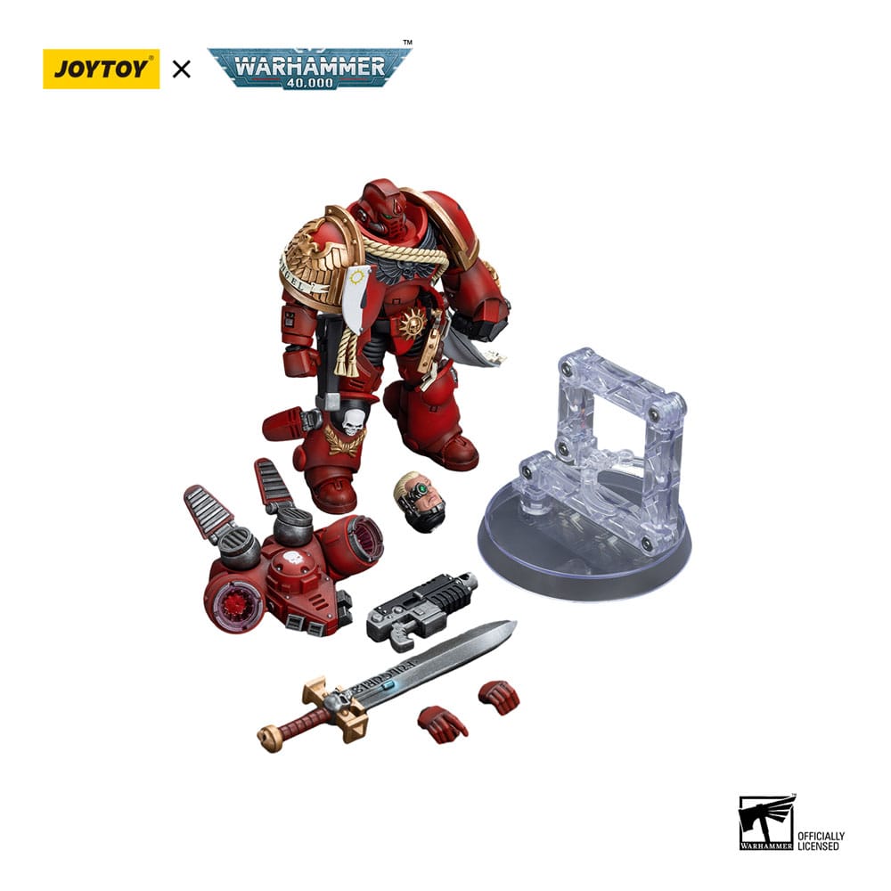 Warhammer The Horus Heresy Action Figure 1/18 Blood Angels Captain With Jump Pack 12 cm - MangaShop.ro