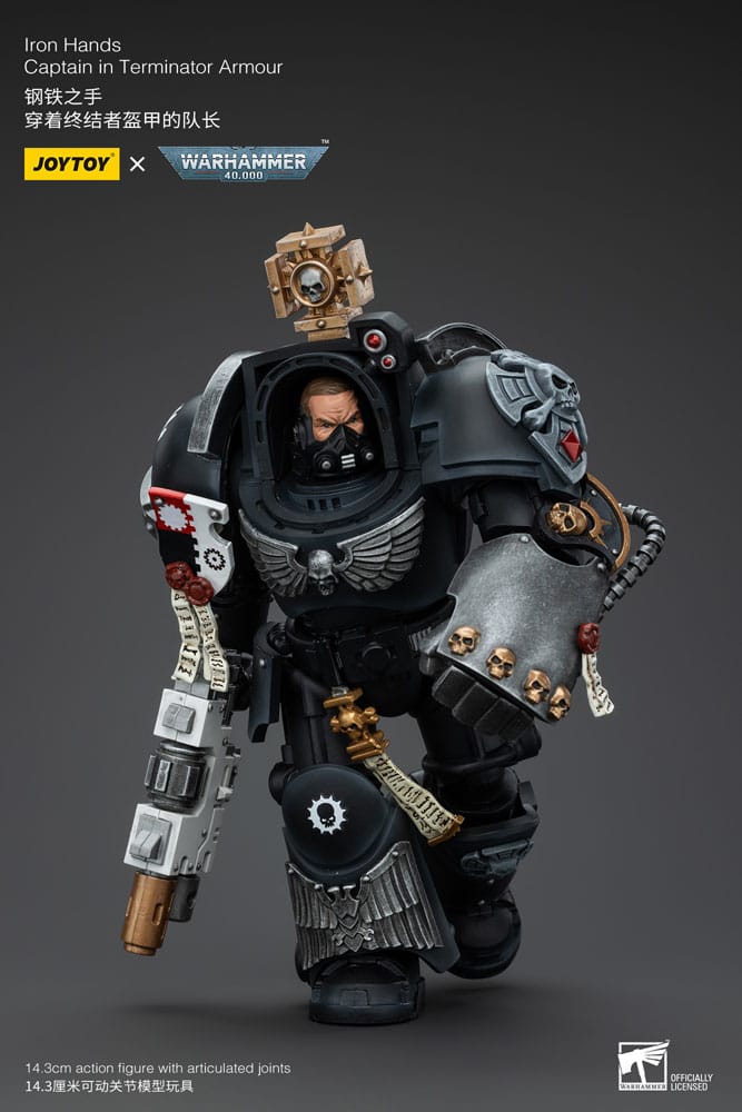 Warhammer 40k Action Figure 1/18 Iron Hands Captain in Terminator Armour 14 cm - MangaShop.ro