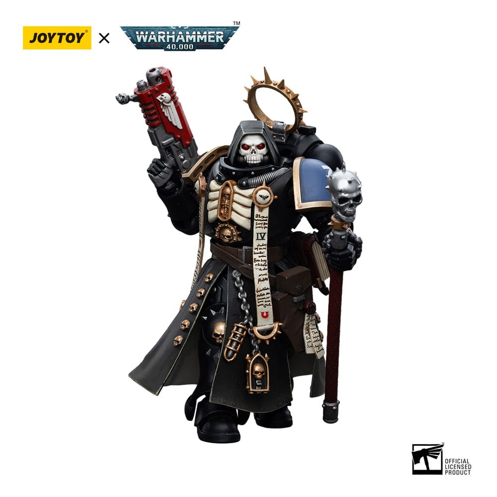 Warhammer 40k Action Figure 1/18 Ultramarines Primaris Chaplain Brother Varus 12 cm - MangaShop.ro