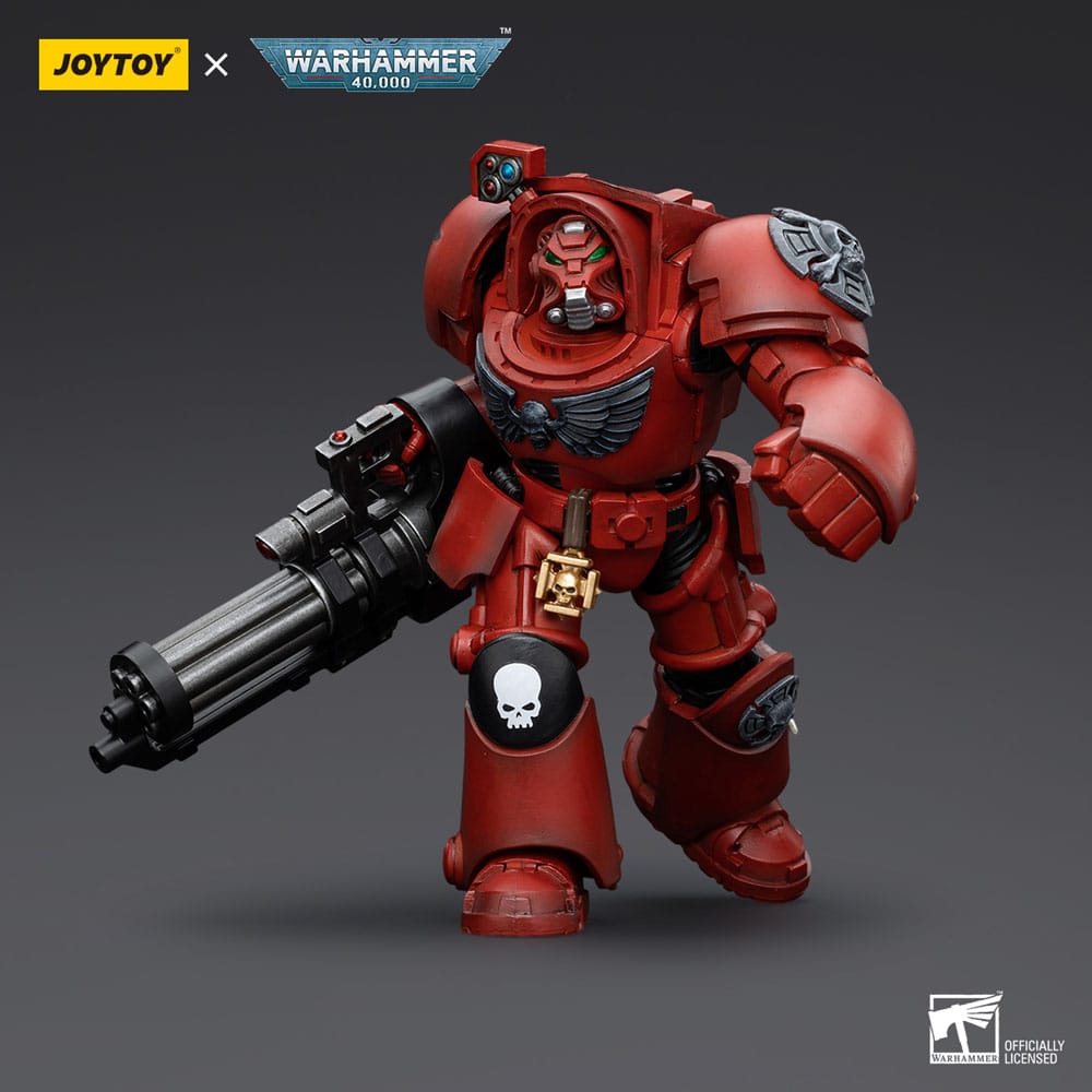 Warhammer The Horus Heresy Action Figure 1/18 Blood Angels Terminator Squad Terminator with Assault Cannon 14 cm - MangaShop.ro
