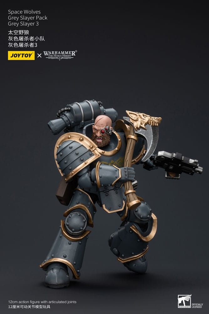 Warhammer The Horus Heresy Action Figure 1/18 Space Wolves Grey Slayer Pack Grey Slayer 3 12 cm - MangaShop.ro