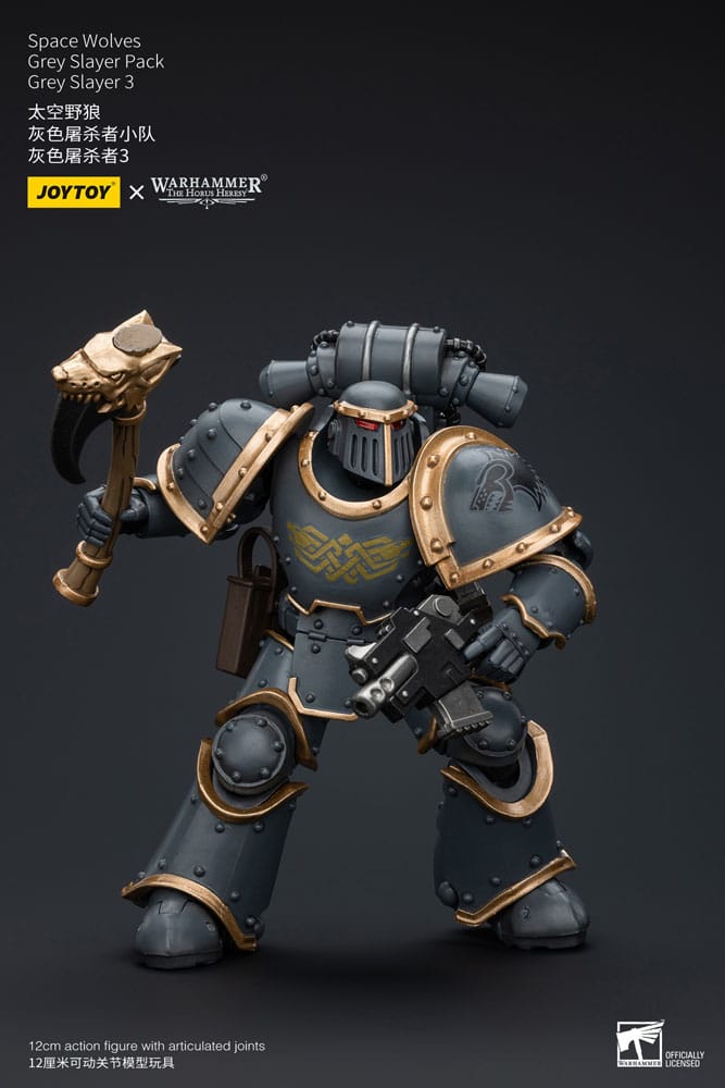 Warhammer The Horus Heresy Action Figure 1/18 Space Wolves Grey Slayer Pack Grey Slayer 3 12 cm - MangaShop.ro
