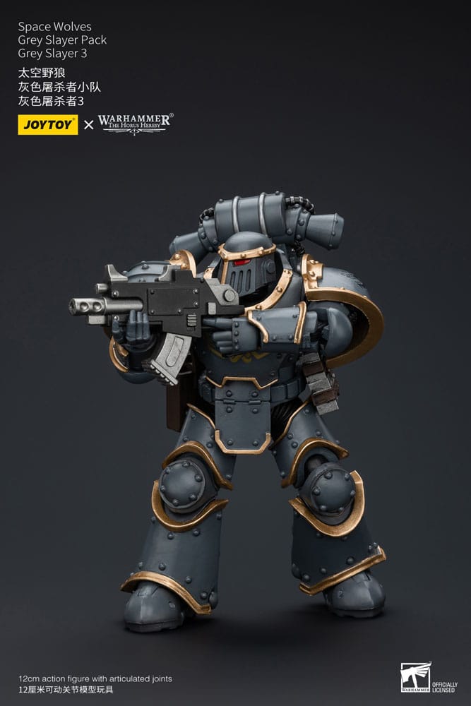 Warhammer The Horus Heresy Action Figure 1/18 Space Wolves Grey Slayer Pack Grey Slayer 3 12 cm - MangaShop.ro