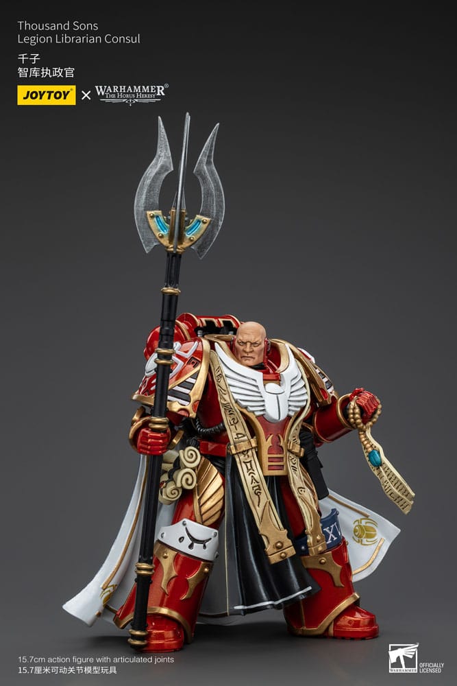 Warhammer The Horus Heresy Action Figure 1/18 Thousand Sons Legion Librarian Consut 16 cm - MangaShop.ro