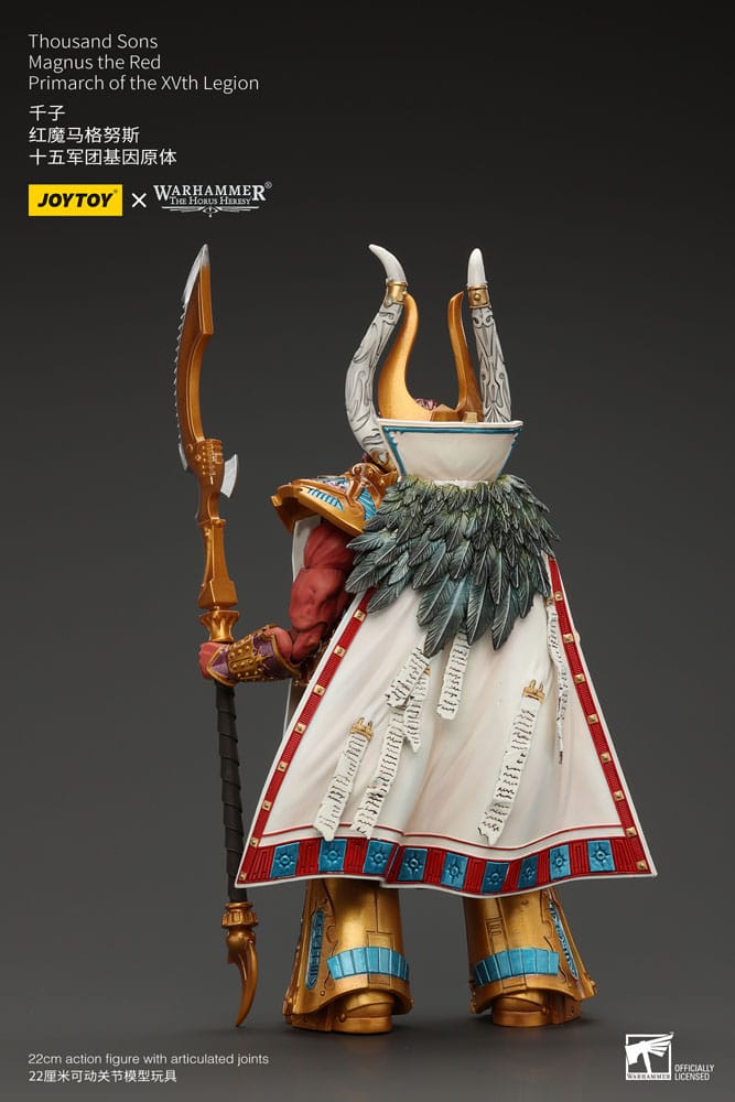 Warhammer The Horus Heresy Action Figure 1/18 Thousand sons Magnus the Red Primarch of the XVth Legion 12 cm - MangaShop.ro