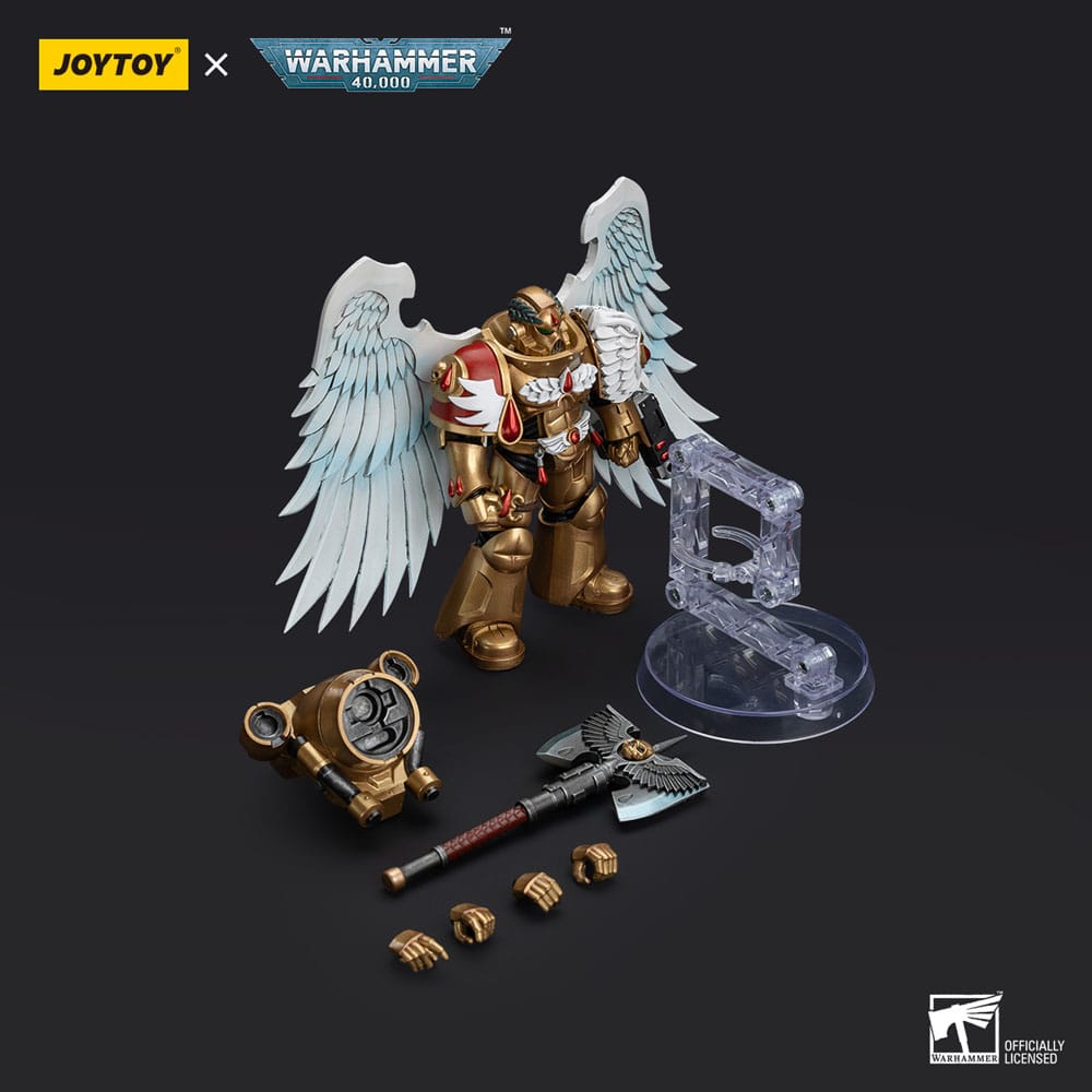 Warhammer The Horus Heresy Action Figure 1/18 Blood Angels Sanguinary Guard with Encarmine Axe 12 cm - MangaShop.ro