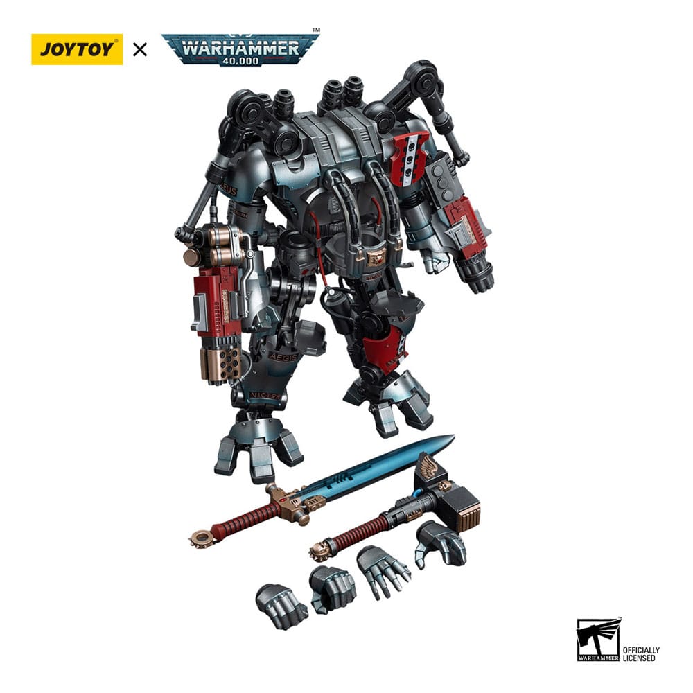 Warhammer 40k Action Figure 1/18 Grey Knights Nemesis Dreadknight (Including Grey Knights Terminator Caddon Vibova) 12 cm - MangaShop.ro