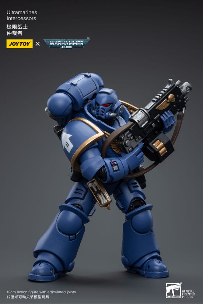 Warhammer 40k Action Figure 1/18 Ultramarines Intercessors 2023 version 12 cm - MangaShop.ro