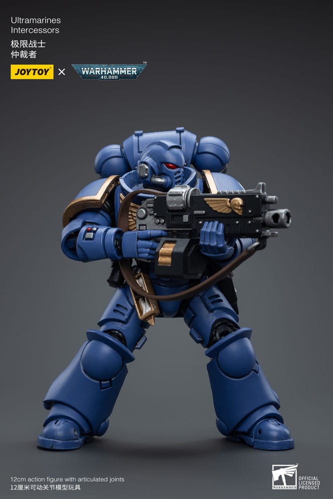 Warhammer 40k Action Figure 1/18 Ultramarines Intercessors 2023 version 12 cm - MangaShop.ro