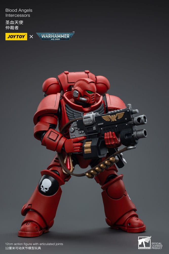 Warhammer 40k Action Figure 1/18 Blood Angels Intercessors 12 cm - MangaShop.ro