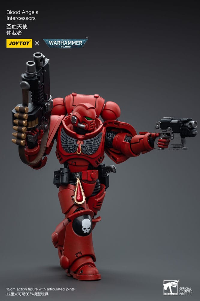 Warhammer 40k Action Figure 1/18 Blood Angels Intercessors 12 cm - MangaShop.ro