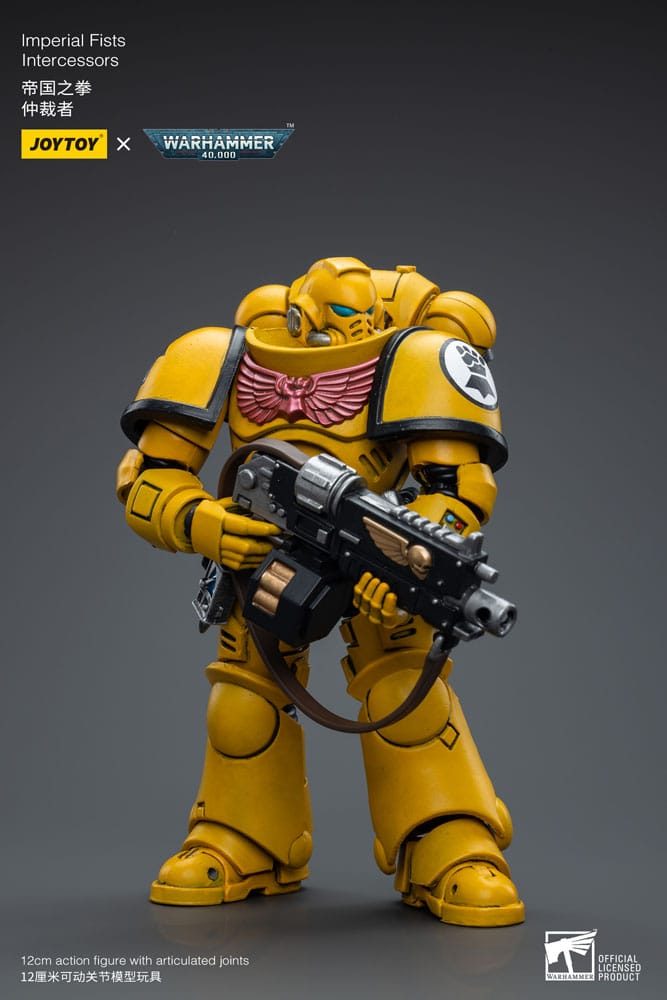 Warhammer 40k Action Figure 1/18 Imperial Fists Intercessors 12 cm - MangaShop.ro