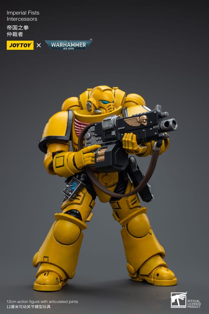 Warhammer 40k Action Figure 1/18 Imperial Fists Intercessors 12 cm - MangaShop.ro