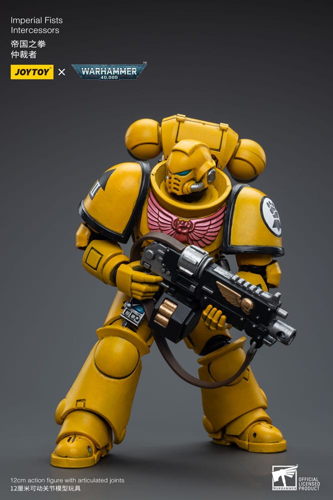 Warhammer 40k Action Figure 1/18 Imperial Fists Intercessors 12 cm - MangaShop.ro