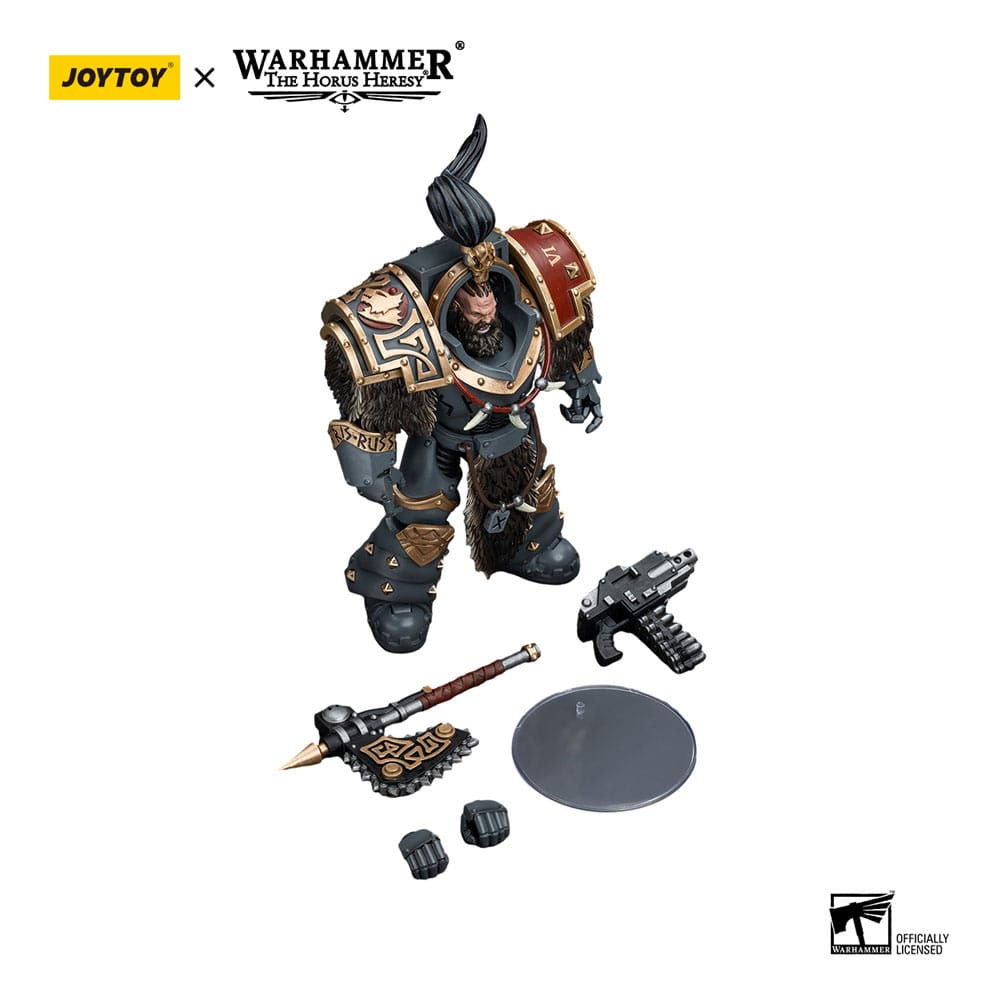 Warhammer The Horus Heresy Action Figure 1/18 Space Wolves Varagyr Wolf Guard Squad Varagyr Thegn 12 cm - MangaShop.ro