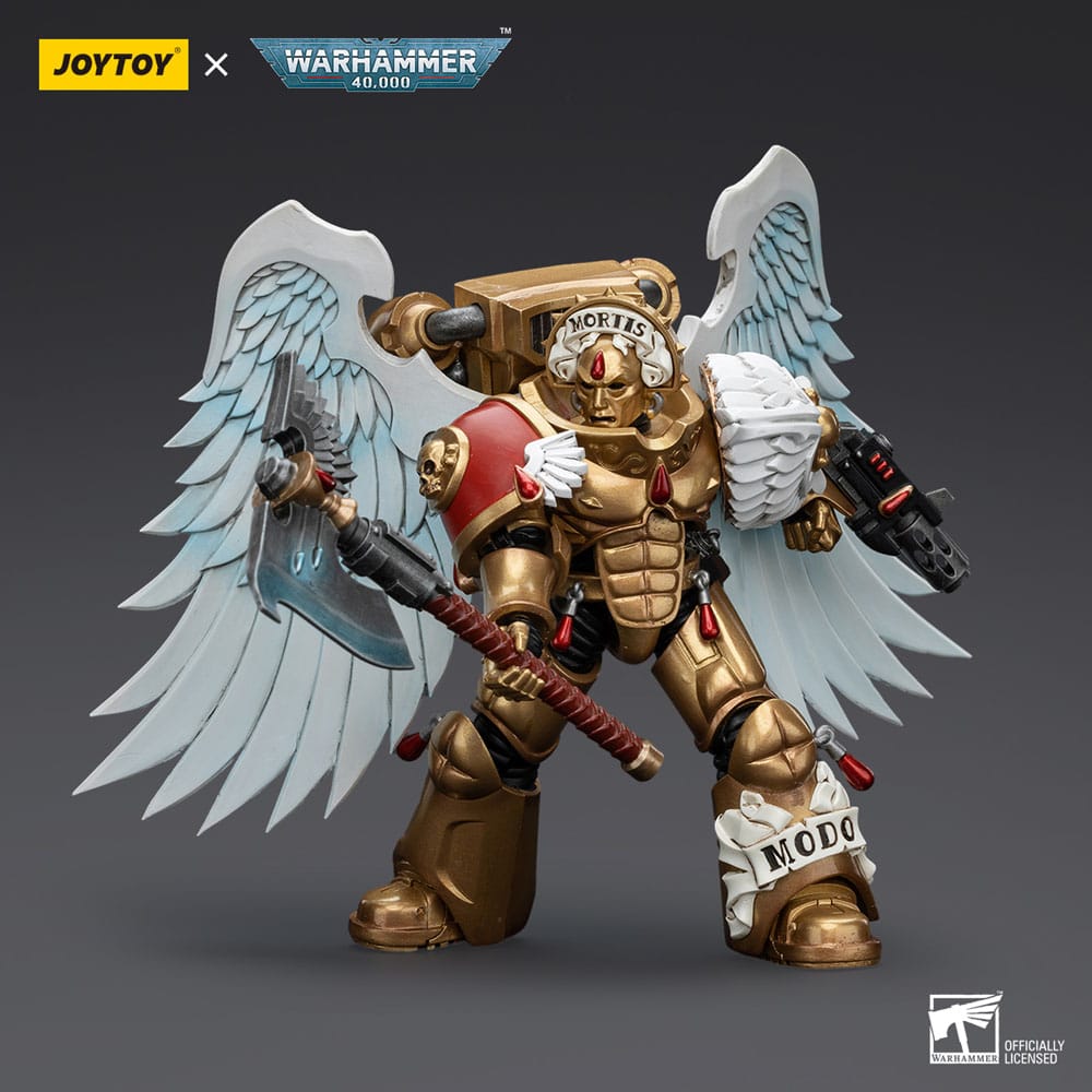 Warhammer The Horus Heresy Action Figure 1/18 Blood Angels Sanguinary Guard with Encarmine Axe and Inferno Pistol 12 cm - MangaShop.ro