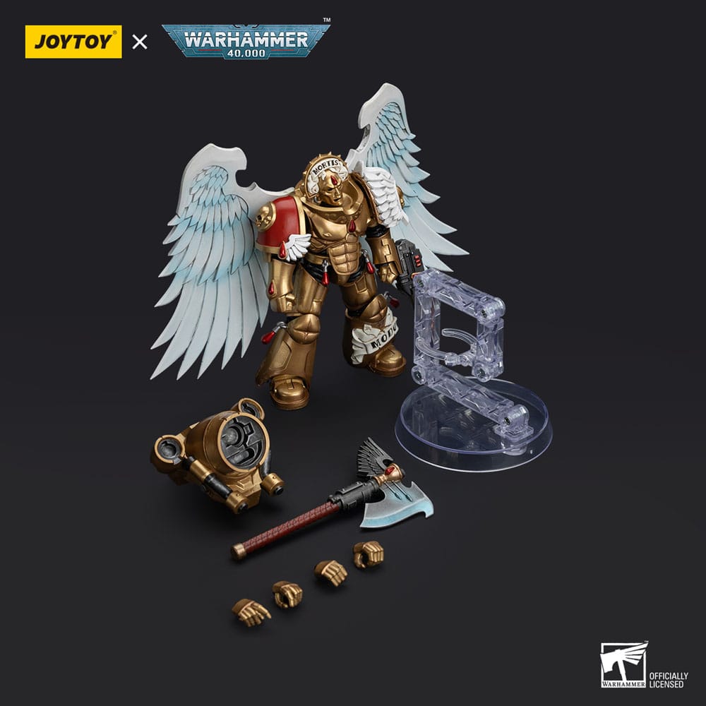 Warhammer The Horus Heresy Action Figure 1/18 Blood Angels Sanguinary Guard with Encarmine Axe and Inferno Pistol 12 cm - MangaShop.ro