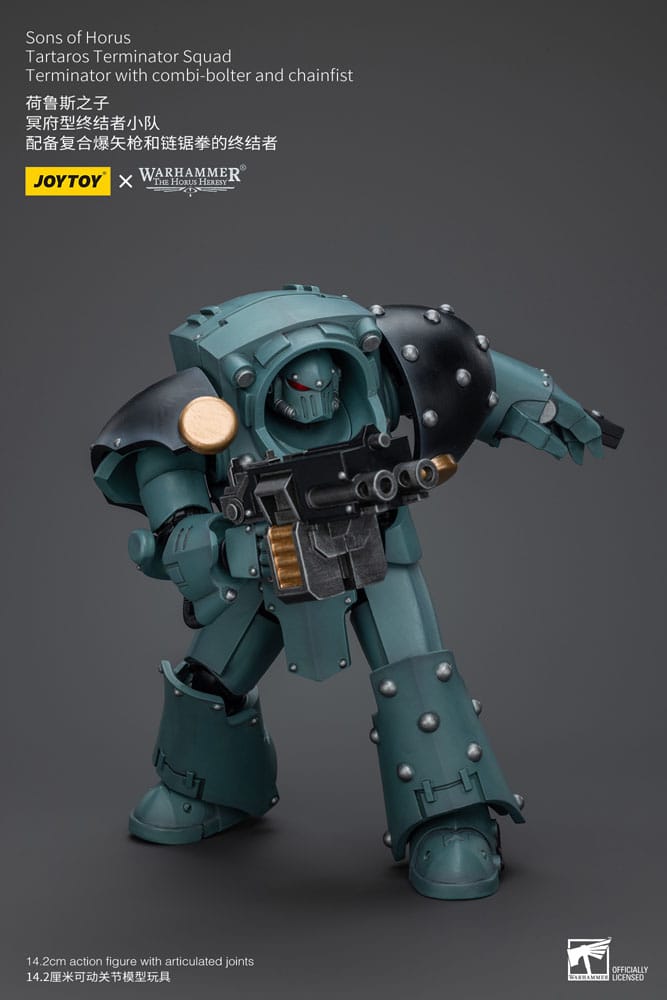 Warhammer The Horus Heresy Action Figure 1/18 Tartaros Terminator Squad Terminator With Combi-Bolter And Chainfist 12 cm - MangaShop.ro