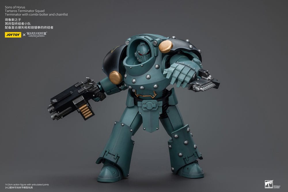 Warhammer The Horus Heresy Action Figure 1/18 Tartaros Terminator Squad Terminator With Combi-Bolter And Chainfist 12 cm - MangaShop.ro