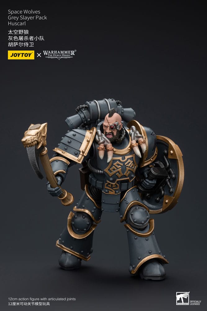 Warhammer The Horus Heresy Action Figure 1/18 Space Wolves Grey Slayer Pack Huscarl 12 cm - MangaShop.ro