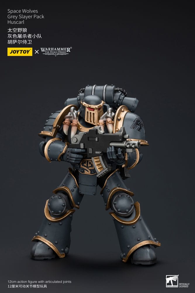 Warhammer The Horus Heresy Action Figure 1/18 Space Wolves Grey Slayer Pack Huscarl 12 cm - MangaShop.ro