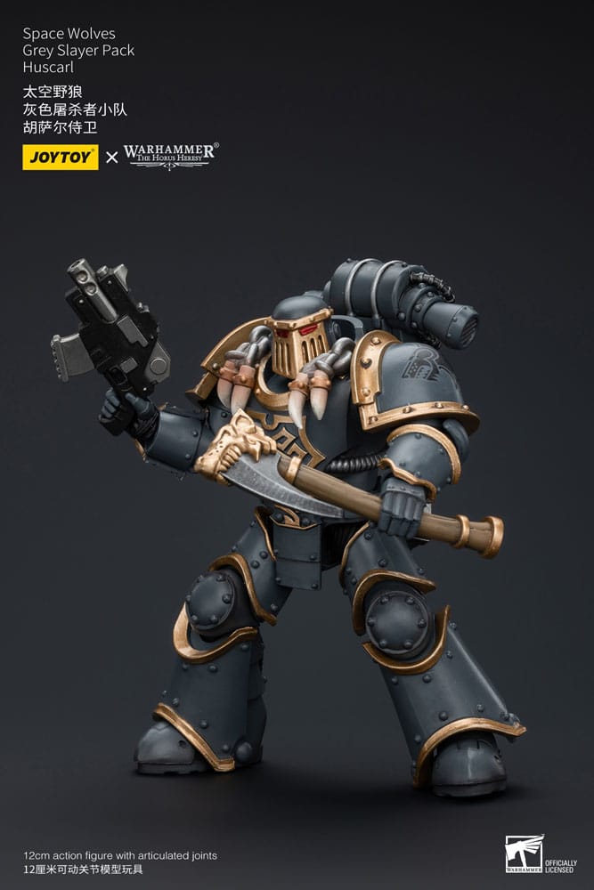 Warhammer The Horus Heresy Action Figure 1/18 Space Wolves Grey Slayer Pack Huscarl 12 cm - MangaShop.ro
