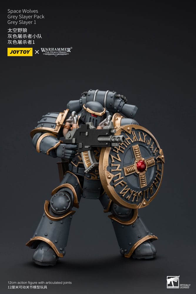 Warhammer The Horus Heresy Action Figure 1/18 Space Wolves Grey Slayer Pack Grey Slayer 1 12 cm - MangaShop.ro