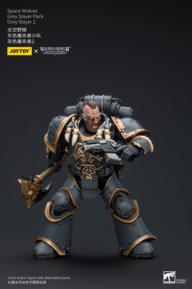 Warhammer The Horus Heresy Action Figure 1/18 Space Wolves Grey Slayer Pack Grey Slayer 2 12 cm - MangaShop.ro