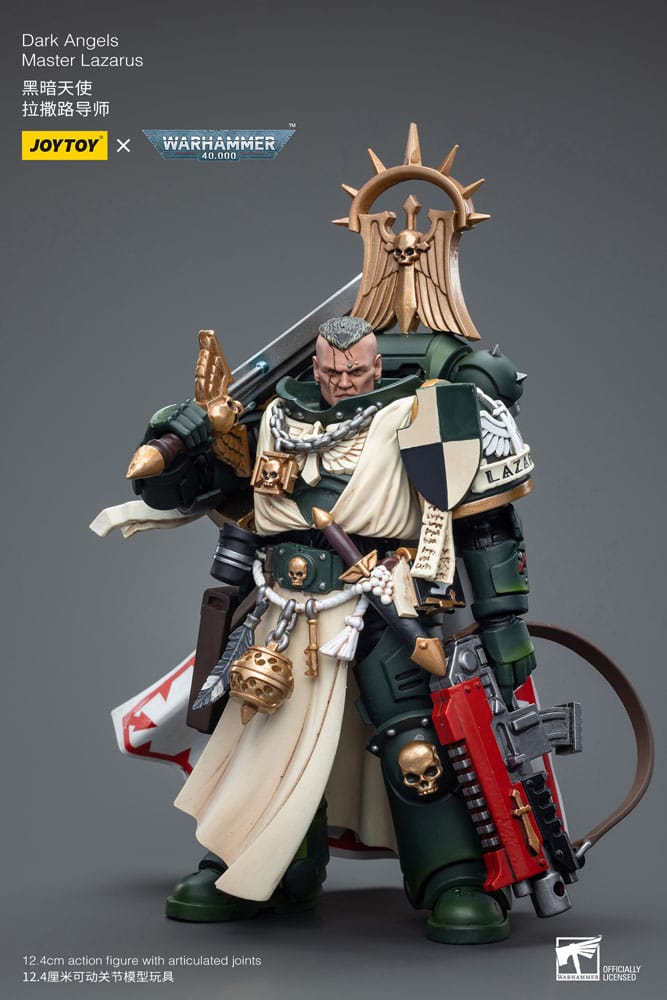 Warhammer 40k Action Figure 1/18 Dark Angels Master Lazarus 12 cm - MangaShop.ro